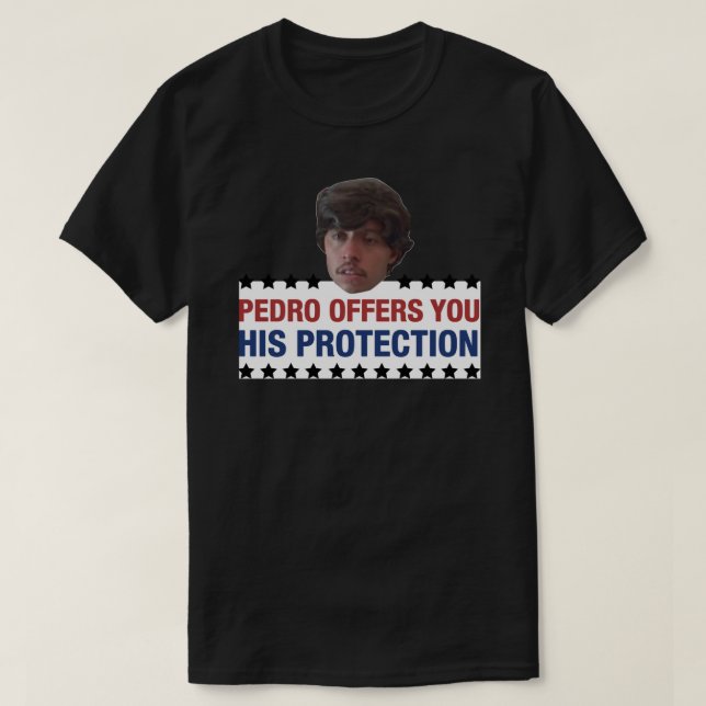 Pedro erbjuder dig sitt skydd Napoleon Dynamite S T Shirt (Design framsida)