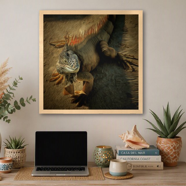 Pedro Iguana 0768 Konsttryck Poster (Skapare uppladdad)