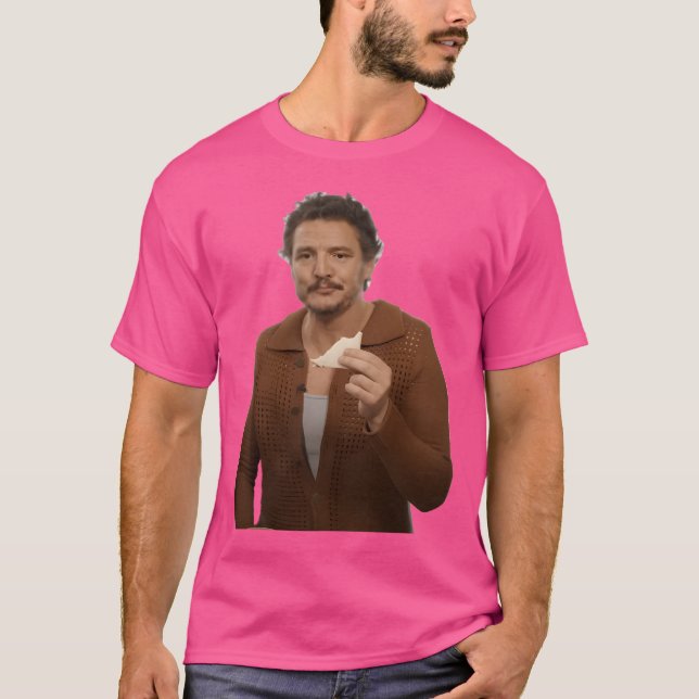 Pedro Pascal äter en sandwich... T Shirt (Framsida)