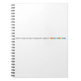 Pedro Pascal Funny Rainbow Notebook Journal Anteckningsbok