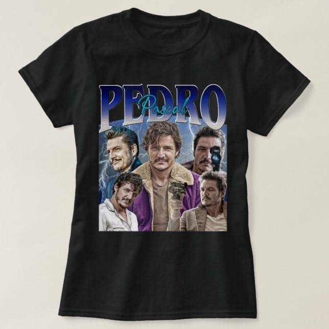 Pedro Pascal Homage T Shirt (Design framsida)