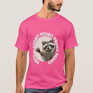 Pedro Racoon Funny Animal Cute Design Roligt Danci T Shirt