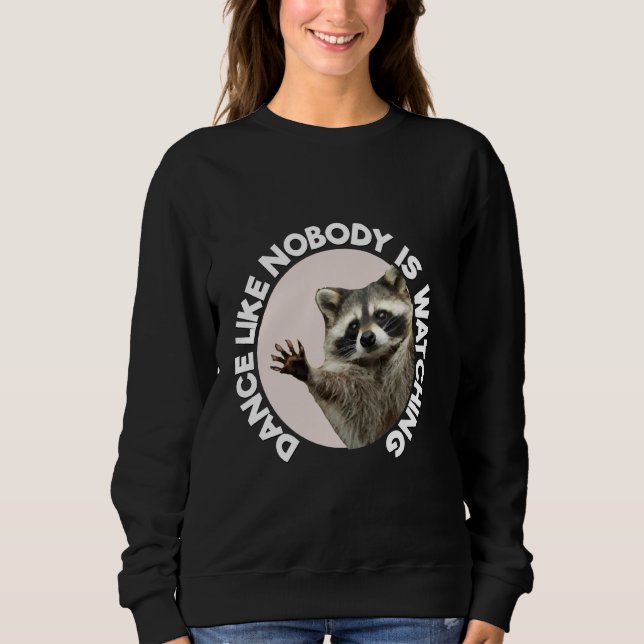 Pedro Racoon Funny Animal Cute Design Roligt Danci T Shirt (Framsida)