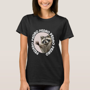 Pedro Racoon Funny Animal Cute Design Roligt Danci T Shirt