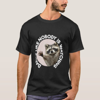 Pedro Racoon Funny Animal Cute Design Roligt Danci T Shirt