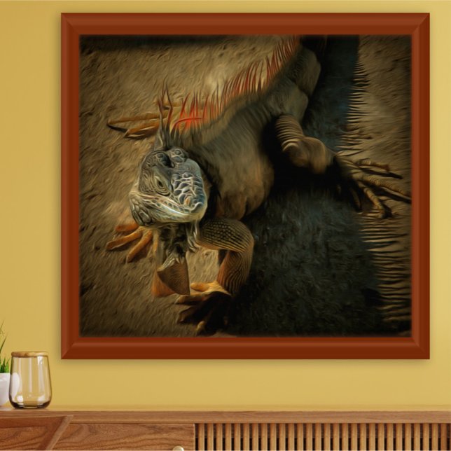 Pedro the Iguana 0768 Art Print Poster (Skapare uppladdad)