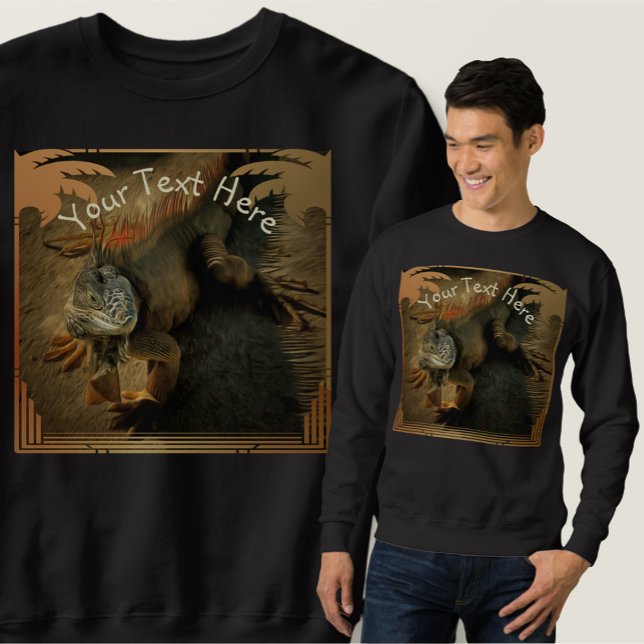 Pedro the Iguana 0768 Sweatshirt (Skapare uppladdad)