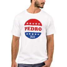 Pedro Vote Button 2020 Val