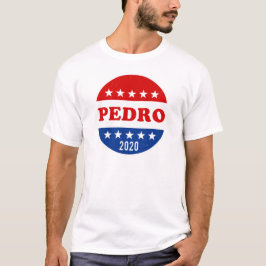 Pedro Vote Button 2020 Val T Shirt