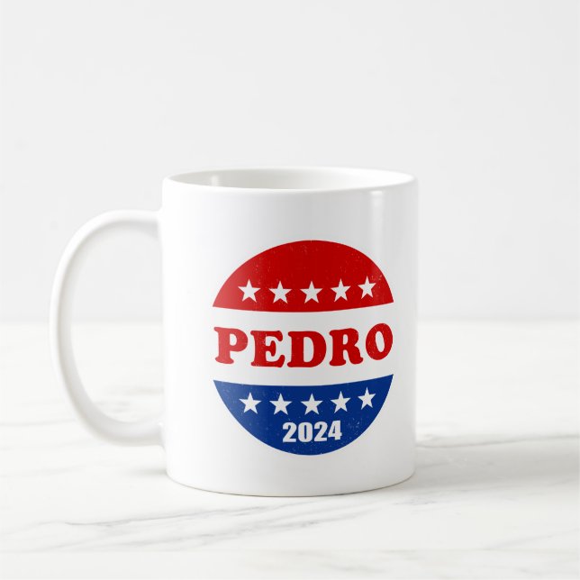 Pedro Voter Button 2024 Val Kaffemugg (Vänster)