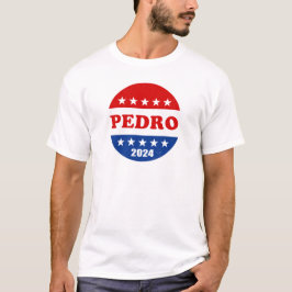 Pedro Voter Button 2024 Val T Shirt