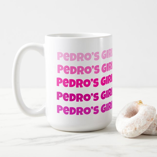 Pedros tjej kaffemugg (Med munk)
