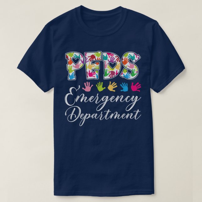 PEDS Akut Department Pediatriska sjuksköterskan Do T Shirt (Design framsida)