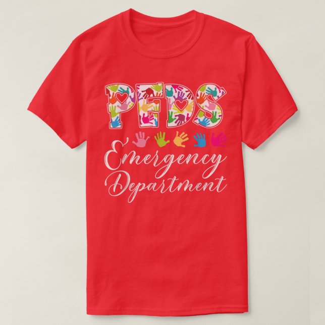 PEDS Akut Department Pediatriska sjuksköterskan Do T Shirt (Design framsida)