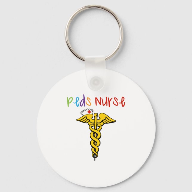 Peds Nurse Nyckelring (Framsida)