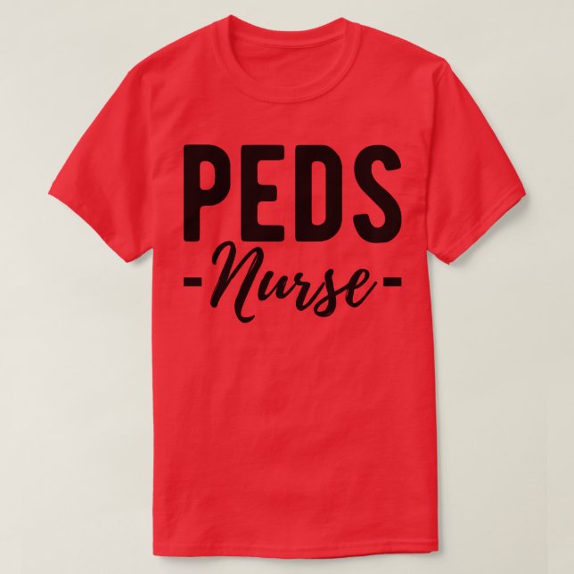 PEDS Nurse T Shirt (Design framsida)