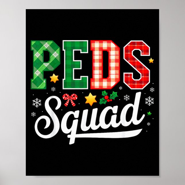 Peds Squad Pediatrisk Omvårdnad Rolig Pediatrisk S Poster (Framsidan)