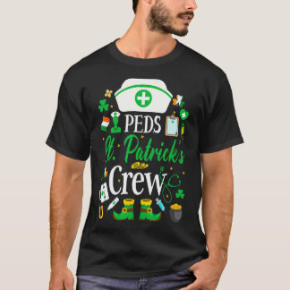 Peds St Patrick's Day Sjuksköterska Besättning Fam T Shirt