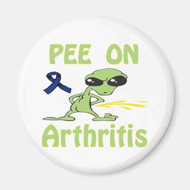 Pee on Arthritis Magnet (Framsidan)