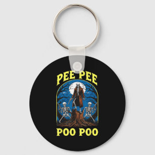 Pee Pee Poo Cursed Gen Z Meme Funny Skeleton W Nyckelring
