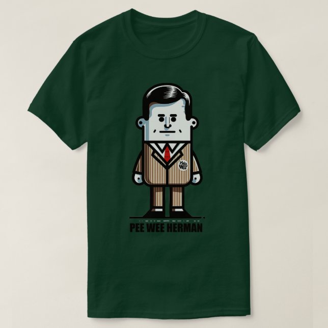 Pee Wee Herman Fläkt Art T Shirt (Design framsida)