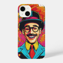 Pee Wee Herman iPhone 14 Slim Fit Fodral"