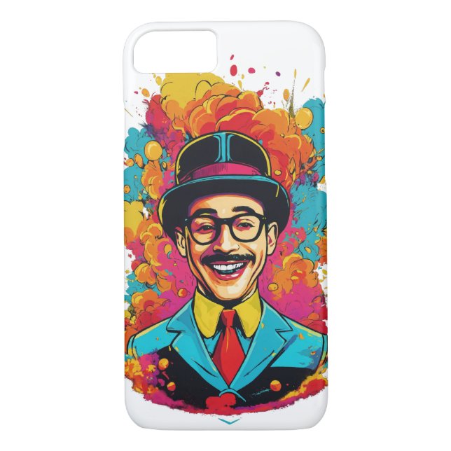Pee Wee Herman Laughing iphone case Case-Mate iPhone Skal (Baksida)