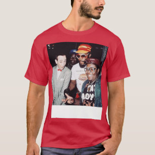 Pee Wee Herman medT och Tjock Boys 1985 Long Sl T Shirt