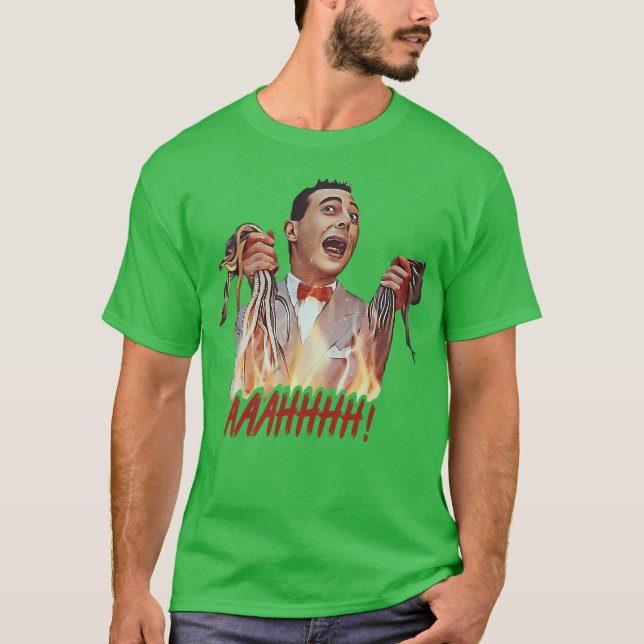 Pee Wee Herman skev retro T Shirt (Framsida)
