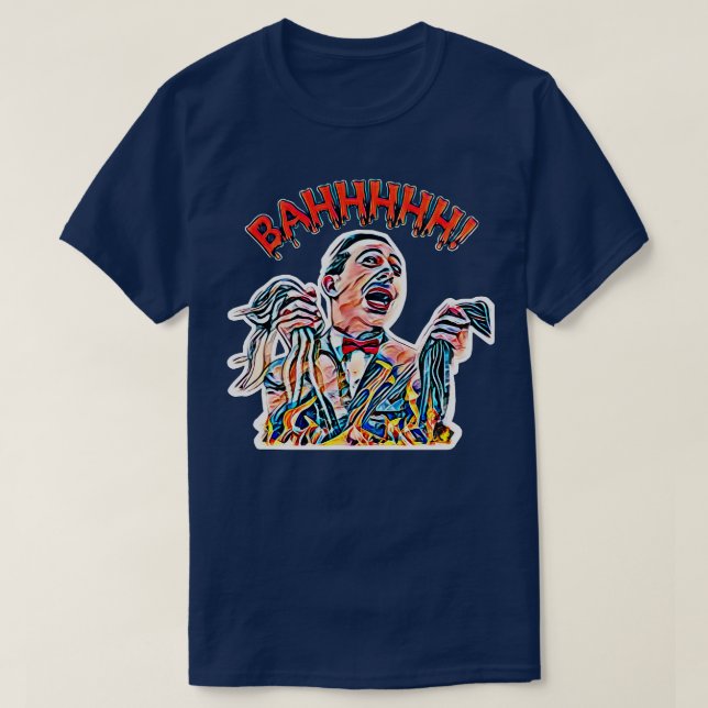 Pee Wee Hermans Big Äventyr T Shirt (Design framsida)