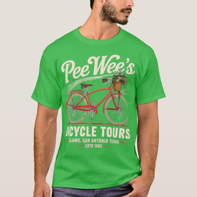 Pee Wees cykelturer T Shirt (Framsida)