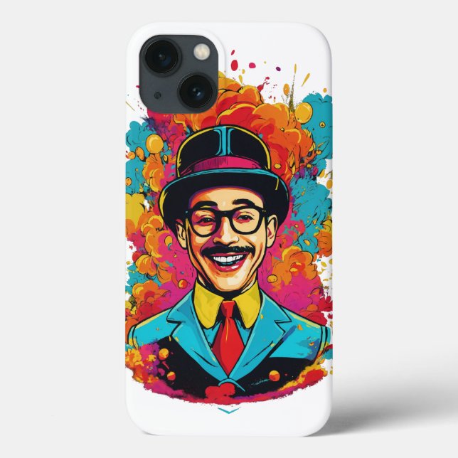 Pee Wee's Laugh’ iPhone 13 Fodral Design (Baksida)