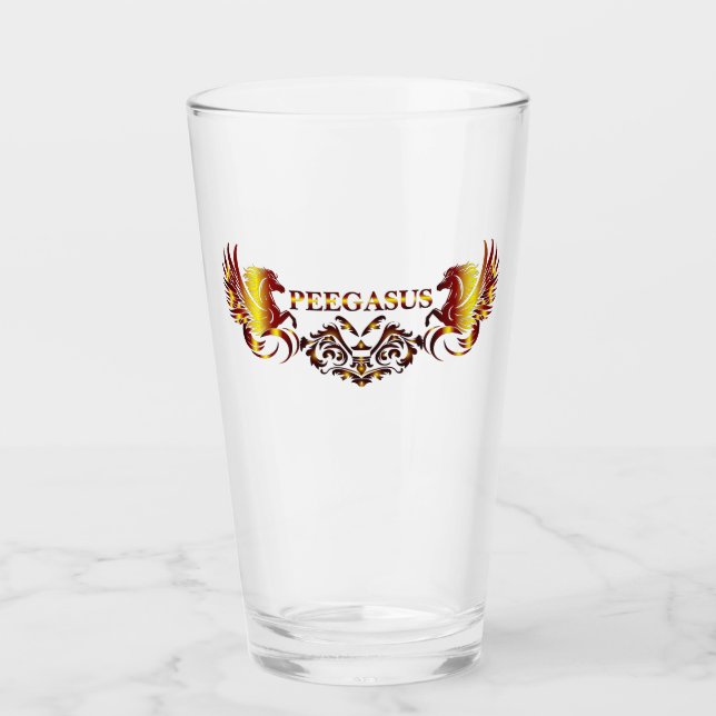 Peegasus Drinkware Glaskopp (Framsida)