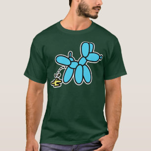 Peeing-ballong hund Balloon animal twister Balloon T Shirt