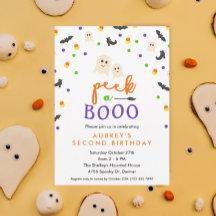Peek a a Booo Cute Birthday Party