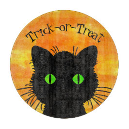 Peek-A-Boo Black Cat Orange Trick-or-Treat