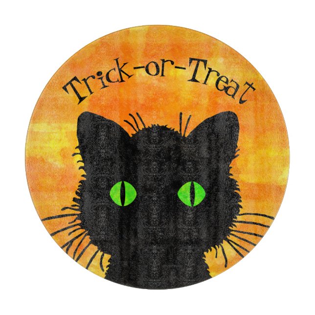 Peek-A-Boo Black Cat Orange Trick-or-Treat (Framsidan)