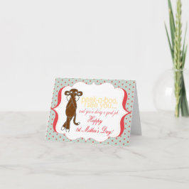 PeeK-A-Boo första Mors dag-kort Kort