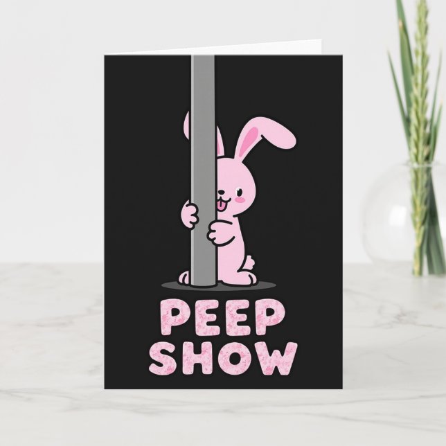 Peek A Boo Funny Friend Card Kort (Framsida)