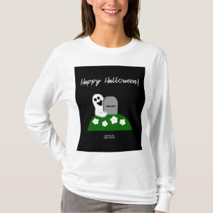 Peek A Boo Ghost Women's Långärmad Shirt T