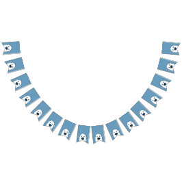 Peek-a-boo Gömmande Polar Bear Party Banner Vimplar