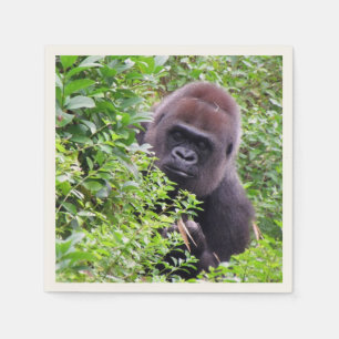 Peek-A-Boo Gorilla Napkins Pappersservett
