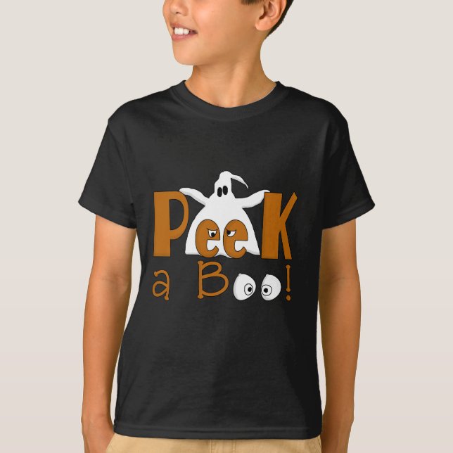 Peek A Boo Halloween T-shirts och presenter (Framsida)