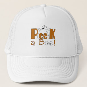 Peek A Boo Halloween T-shirts och presenter Truckerkeps