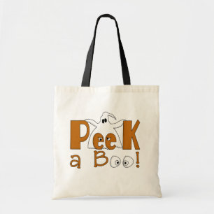 Peek A Boo Halloween T-shirts och presenter Tygkasse