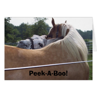Peek-A-Boo! Hälsningskort