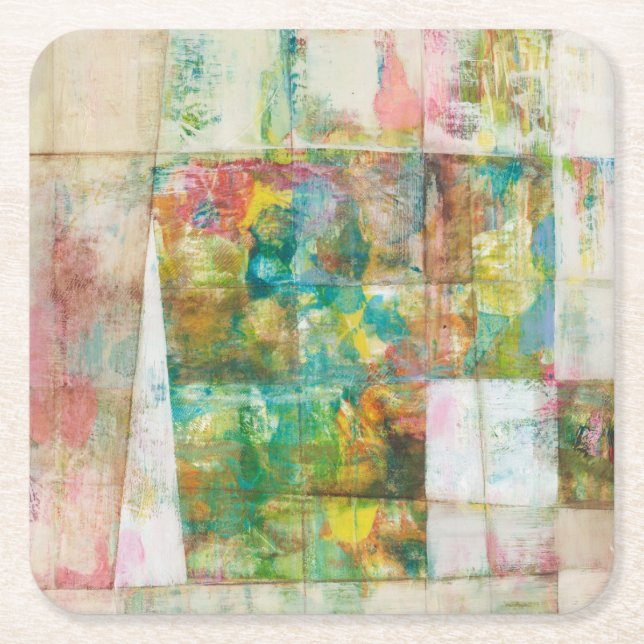 Peek a boo IV Underlägg Papper Kvadrat (Framsidan)