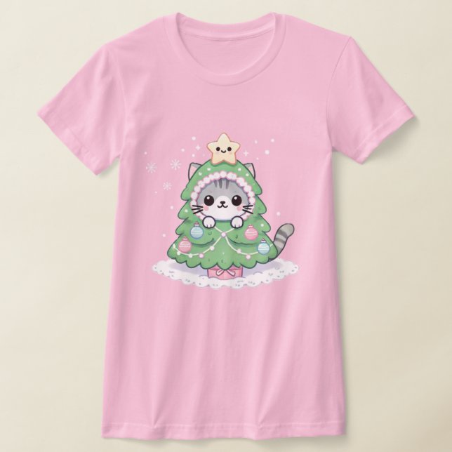 Peek-a-Boo Kattunge T Shirt (Laydown)
