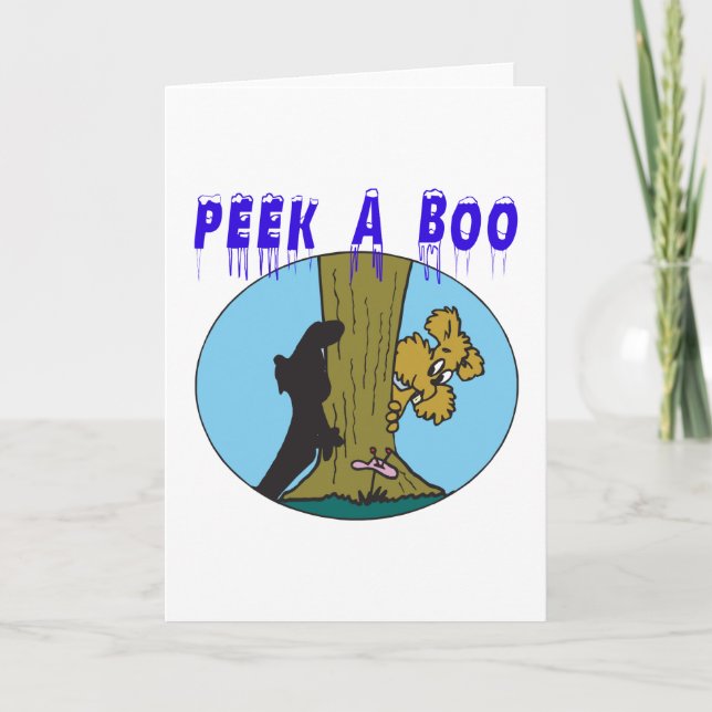 Peek A Boo Kort (Framsida)