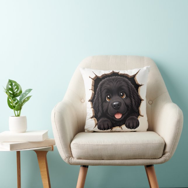 Peek A Boo Newfie Valp Kudde (Stol)